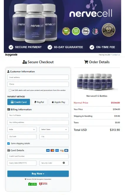 NerveCell NerveCell Order Page